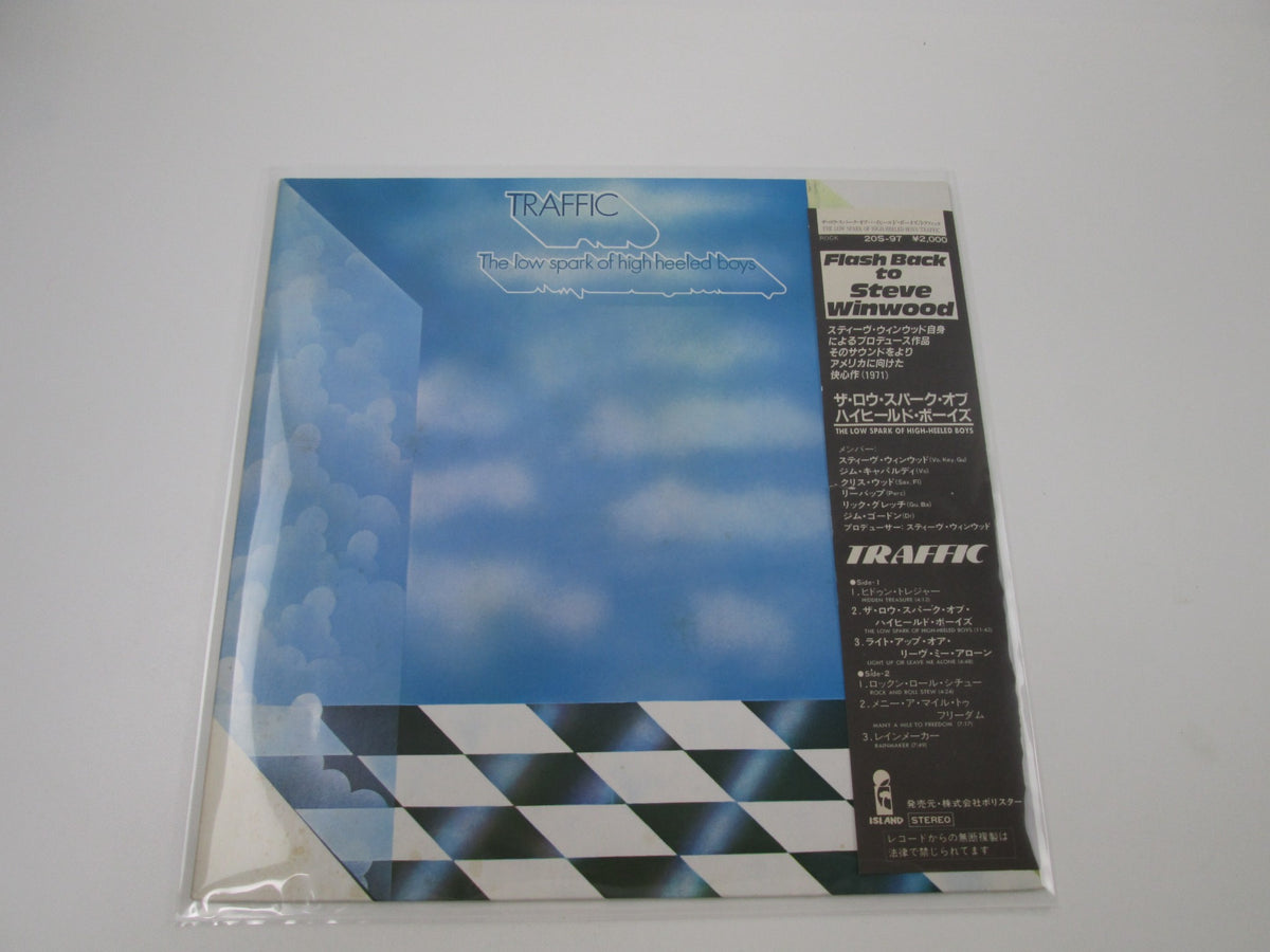 Traffic The Low Spark Of High Heeled Boys Promo 20S-97 with OBI Japan LP Vinyl