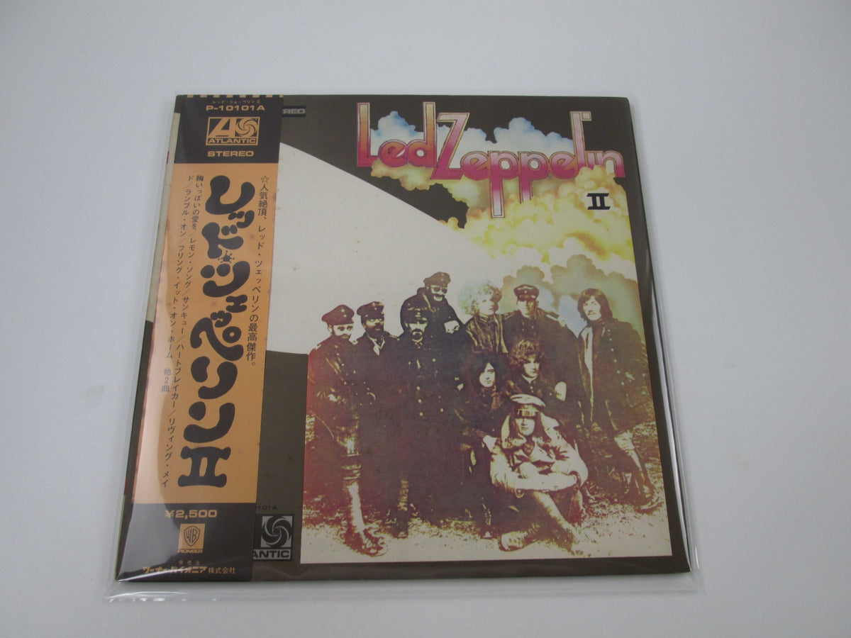 LED ZEPPELIN 2 ATLANTIC P-10101A with OBI Japan LP Vinyl
