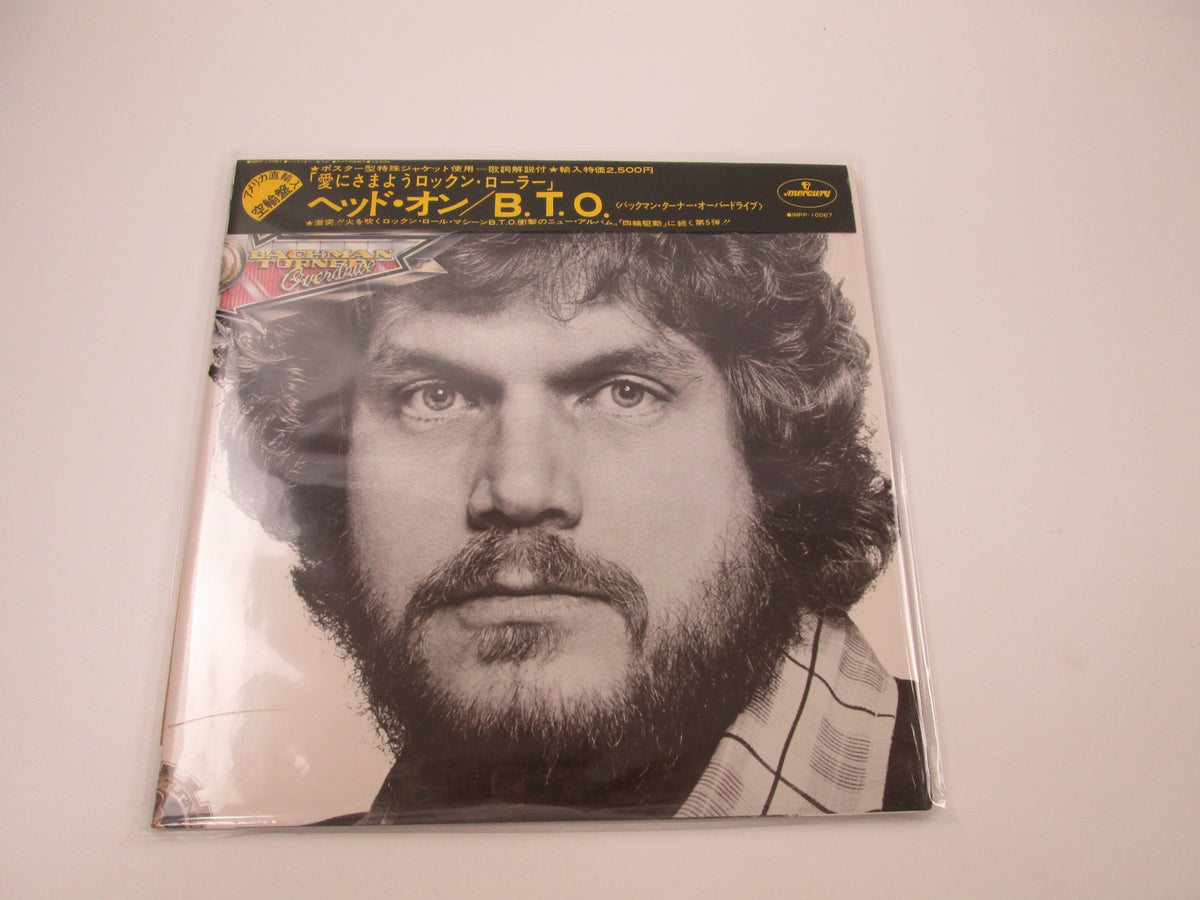 BACHMAN TURNER OVERDRIVE HEAD ON MERCURY IMPP-10067 Cap OBI Japan LP Vinyl