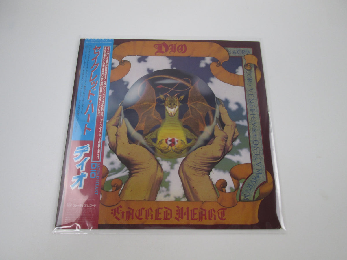 Dio Sacred Heart VERTIGO 28PP-1008 with OBI Japan LP Vinyl