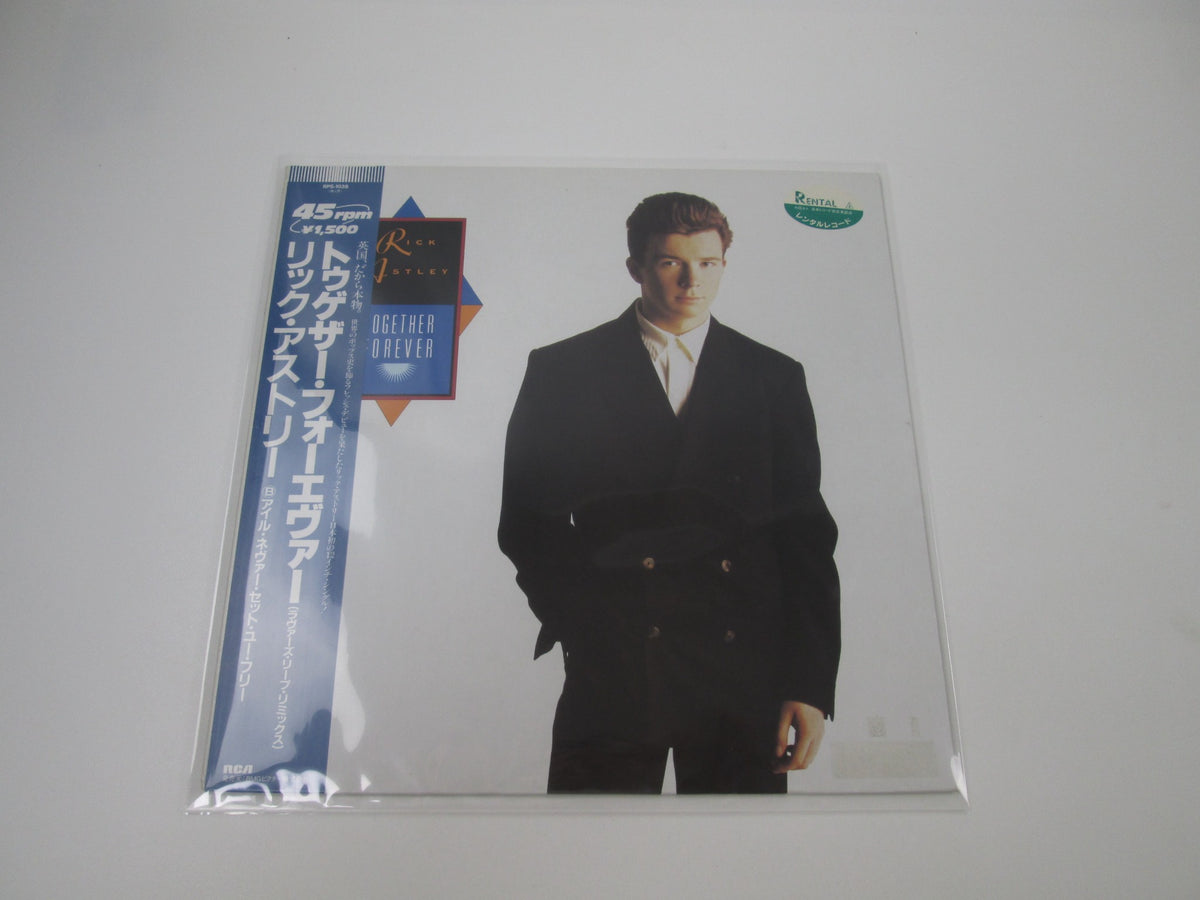 Rick Astley Together Forever RPS-1038 with OBI Japan LP Vinyl