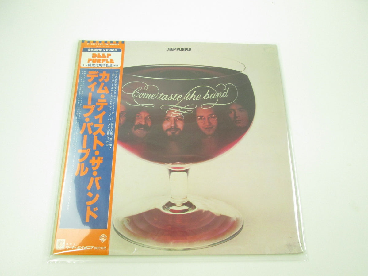 DEEP PURPLE COME TASTE BAND WARNER P-6511W  with OBI Japan LP Vinyl