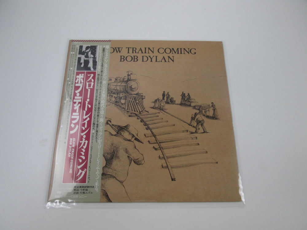 BOB DYLAN Slow Train Coming 25AP-1610 with OBI Japan LP Vinyl