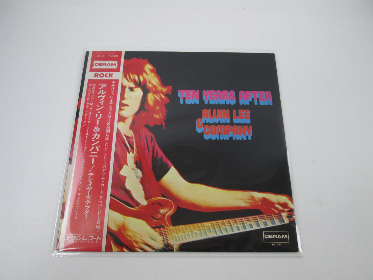 TEN YEARS AFTER ALVIN LEE AND COMPANY DL-38 with OBI Japan LP Vinyl