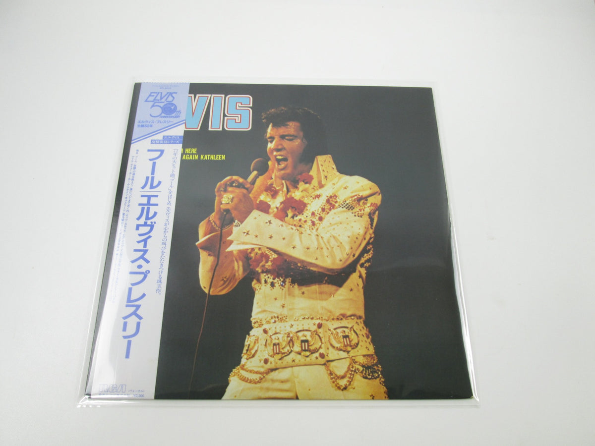 Elvis Presley ‎Elvis RPL-6023 with OBI Japan LP Vinyl