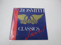 Load image into Gallery viewer, AEROSMITH CLASSICS LIVE CBS/SONY 28AP 3170 with OBI Japan LP Vinyl
