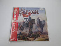 Load image into Gallery viewer, Saxon Crusader Promo P-11467 with OBI Japan LP Vinyl
