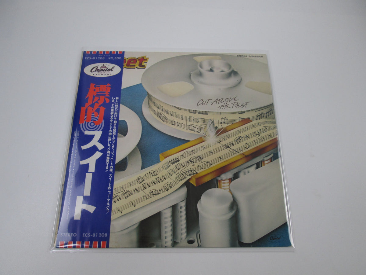 Sweet Cut Above The Rest Promo ECS-81208 with OBI Japan LP Vinyl