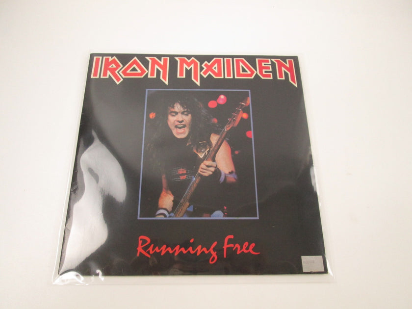 Iron Maiden Running Free 1980 June LP Vinyl | Japan Records Vinyl Store ...