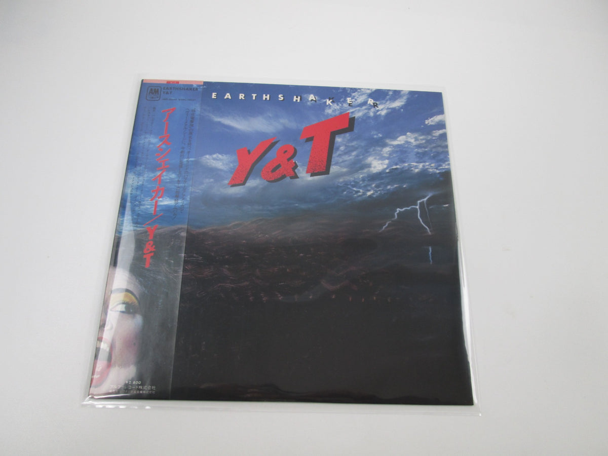 Y & T Earthshaker A&M Records AMP-28046 with OBI Japan LP Vinyl