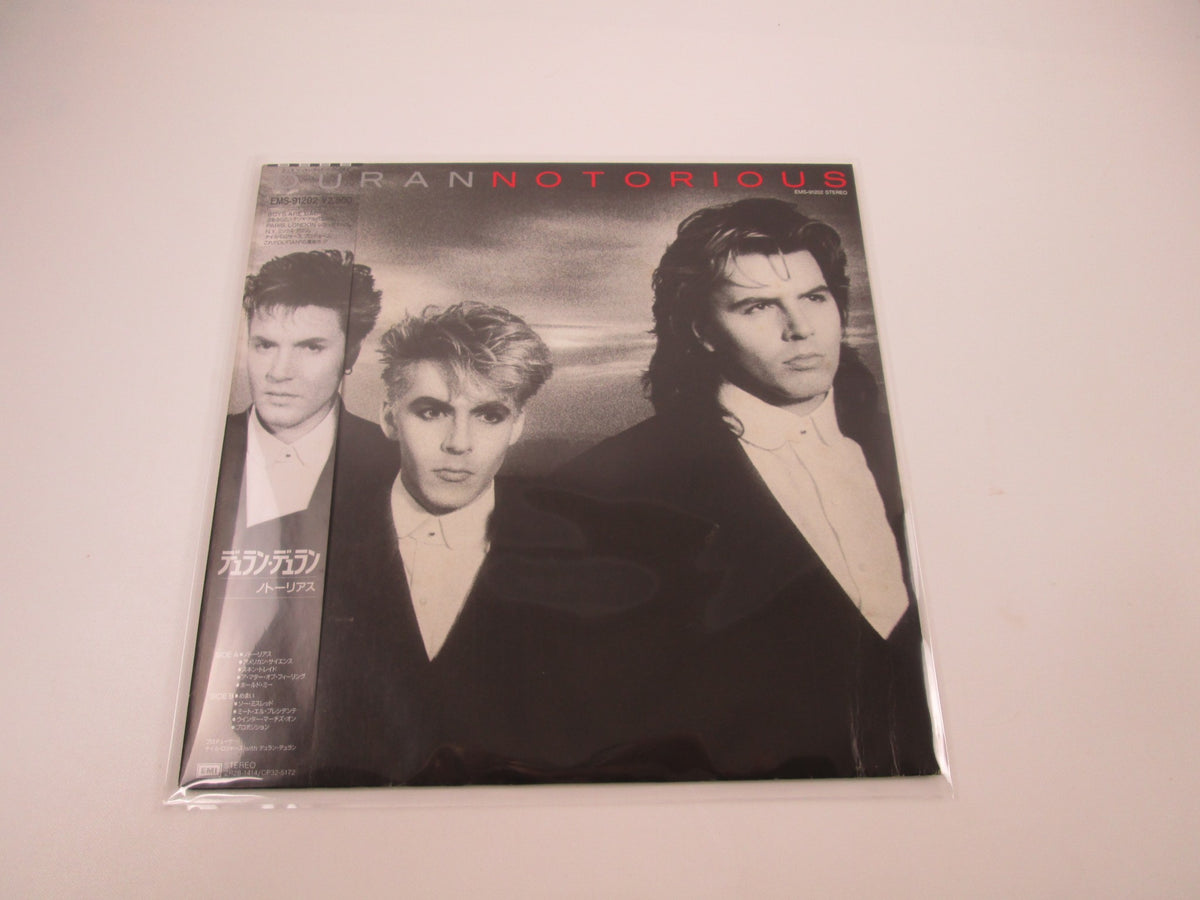 DURAN DURAN NOTORIOUS EMI EMS-91202 with OBI Japan LP Vinyl