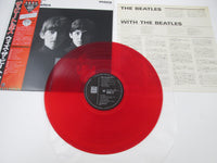 Load image into Gallery viewer, Beatles With The Beatles EAS-70131 with OBI Japan LP Red Vinyl

