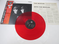 Load image into Gallery viewer, Beatles With The Beatles EAS-70131 with OBI Japan LP Red Vinyl
