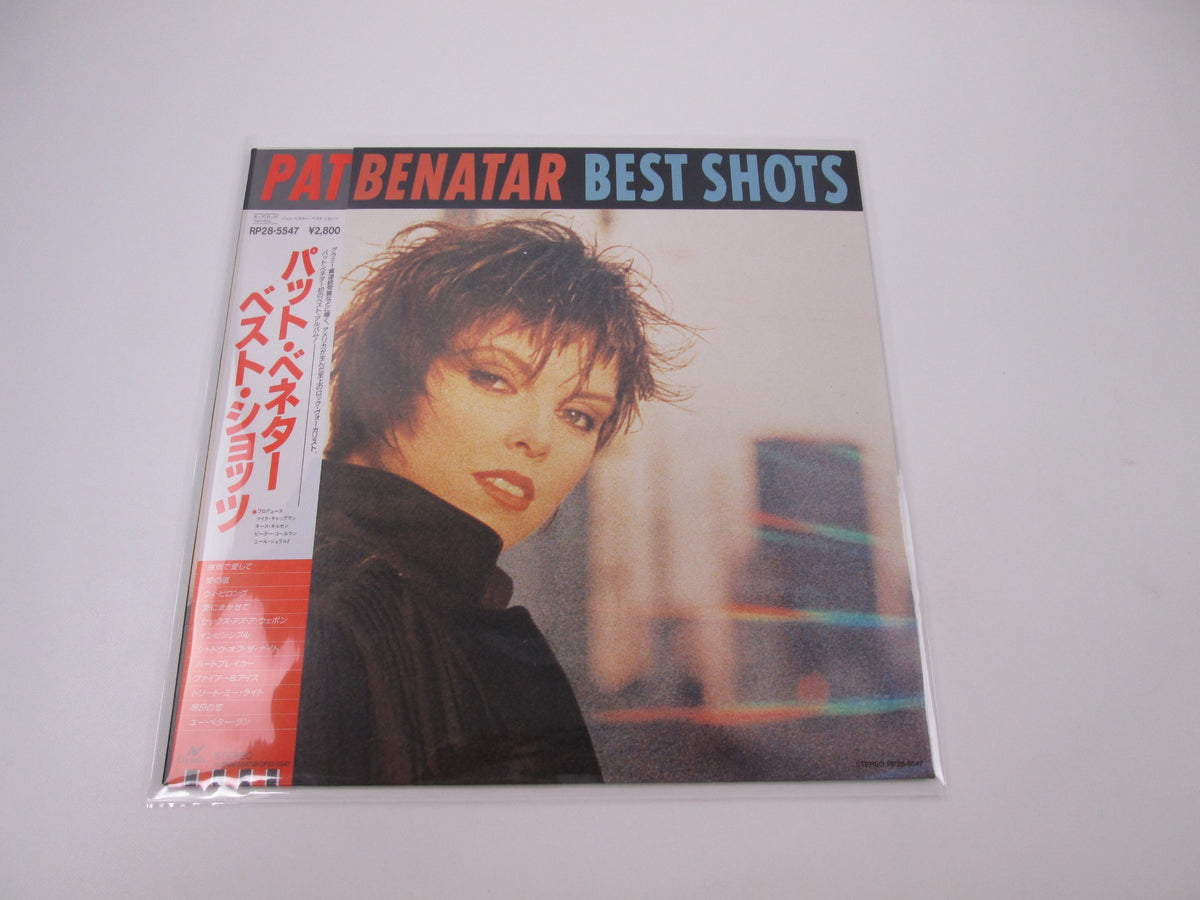 PAT BENATAR BEST SHOTS CHRYSALIS RP28-5547 with OBI Japan LP Vinyl