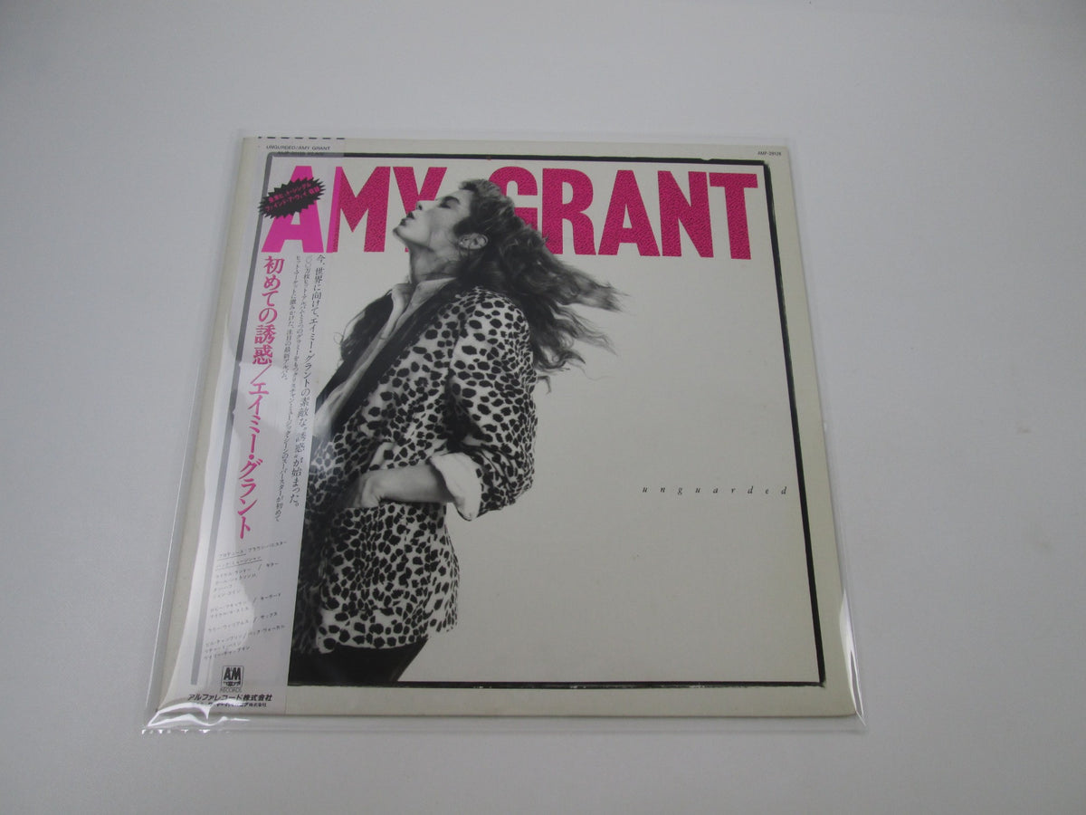 Amy Grant Unguarded Promo AMP-28128 with OBI Japan LP Vinyl