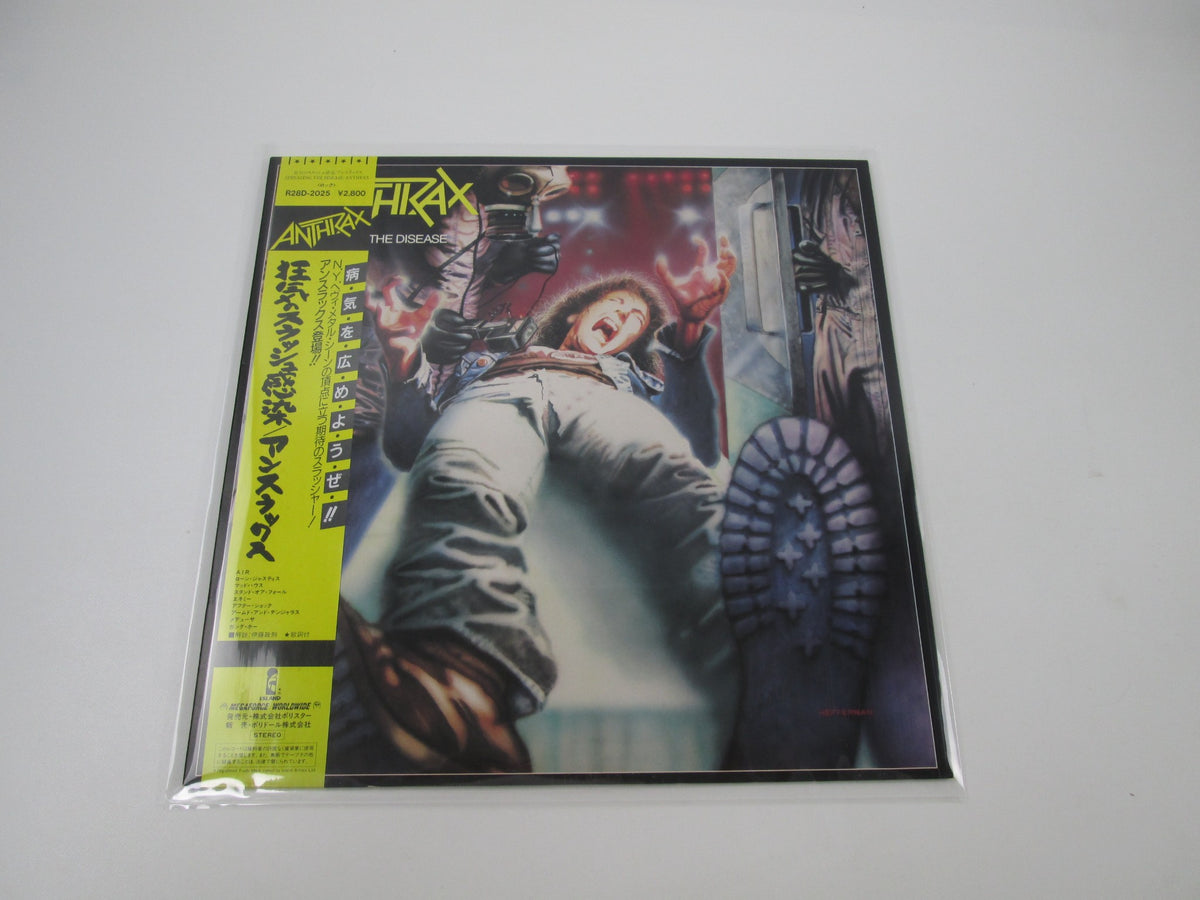 Anthrax Spreading The Disease R28D-2025 with OBI Japan LP Vinyl