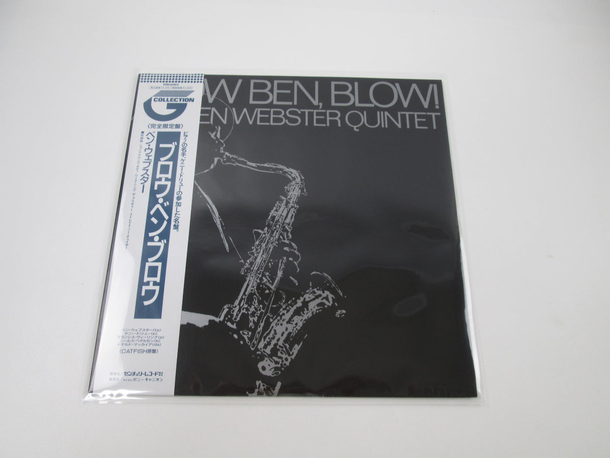 The Ben Webster Quintet Blow Ben, Blow! 20EL-6002 with OBI Japan LP Vinyl