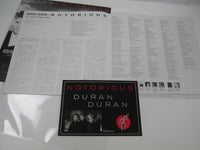 Load image into Gallery viewer, Duran Duran Notorious EMI EMS-91202 with OBI Poster Sticker Japan LP Vinyl
