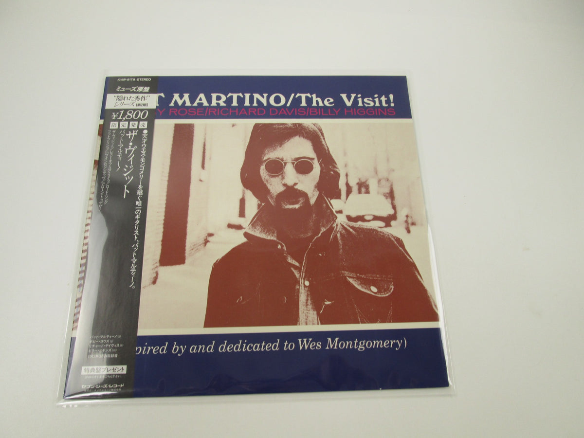 Pat Martino The Visit! K18P-9179 with OBI Japan LP Vinyl