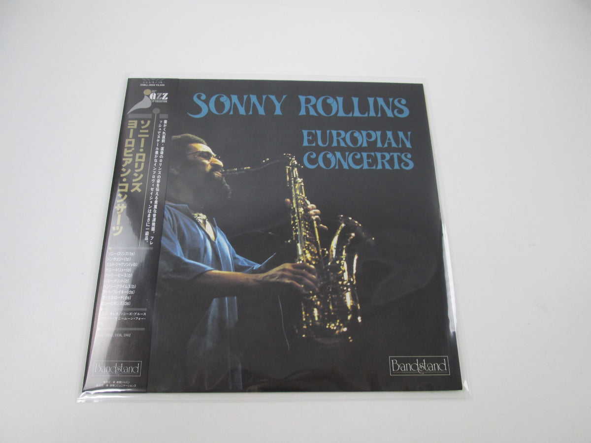 Sonny Rollins Europian Concerts 25BLL-3002 with OBI Japan LP Vinyl