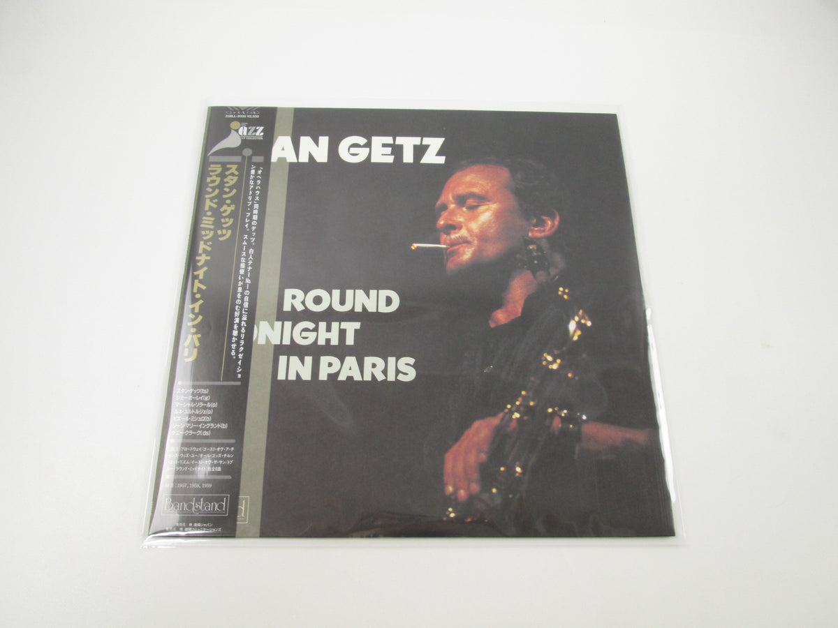 Stan Getz Round Midnight In Paris 25BLL-3005 with OBI Japan LP Vinyl