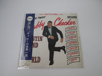 Load image into Gallery viewer, Chubby Checker Twistin Round the World SJET-7116 with OBI Japan LP Vinyl
