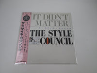 Load image into Gallery viewer, The Style Council ‎It Didn't Matter 13MM 7040 with OBI Japan LP Vinyl
