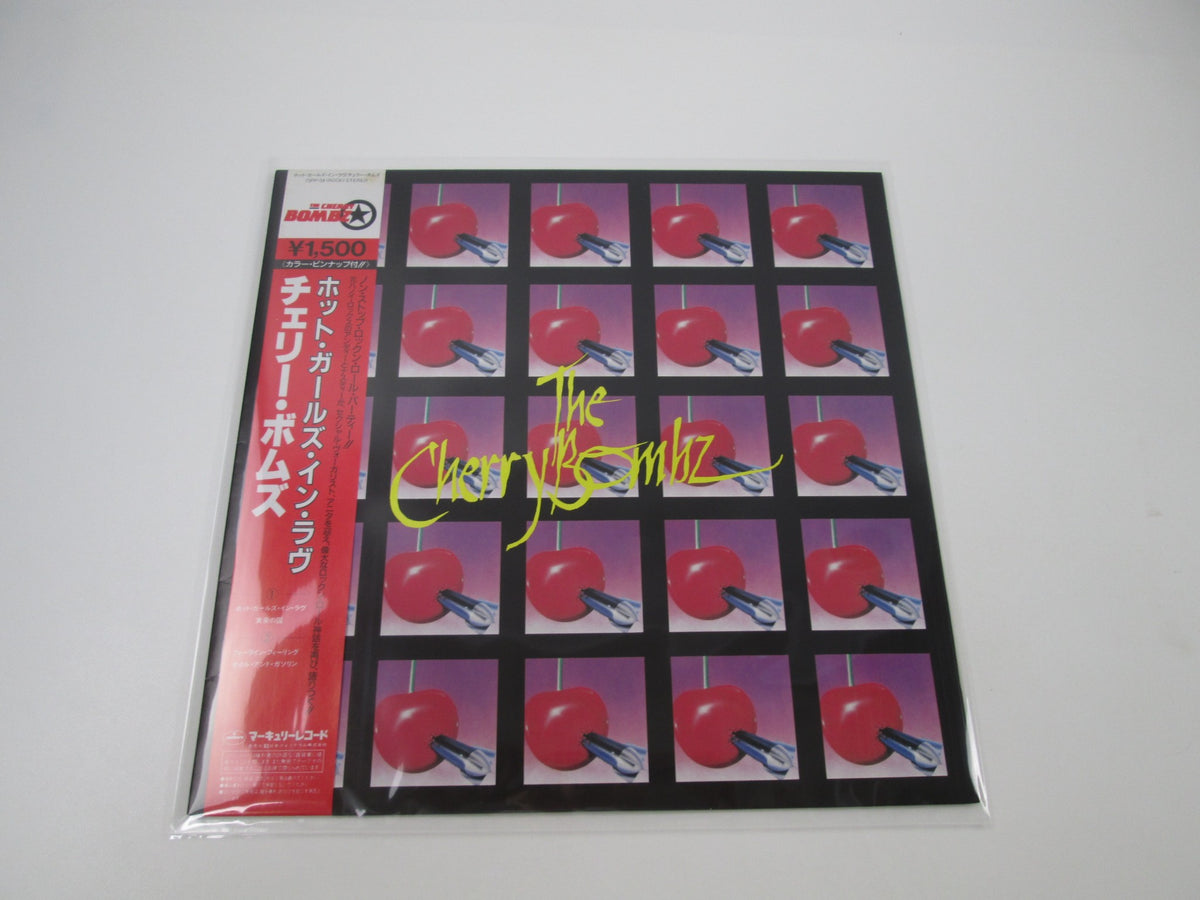 The Cherry Bombz Hot Girls In Love Mercury 15PP-54 with OBI Japan LP Vinyl