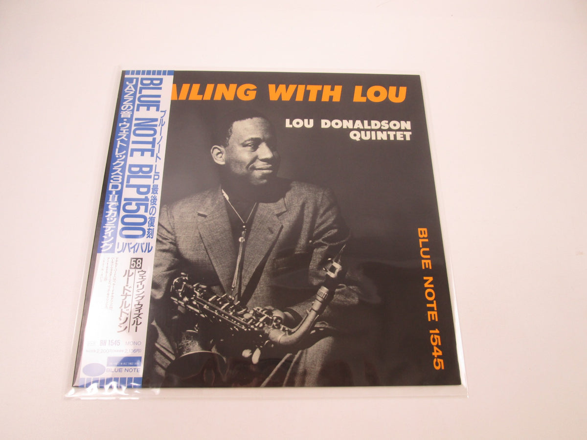 Lou Donaldson Quintet Wailing With Lou BN 1545 with OBI Japan LP Vinyl