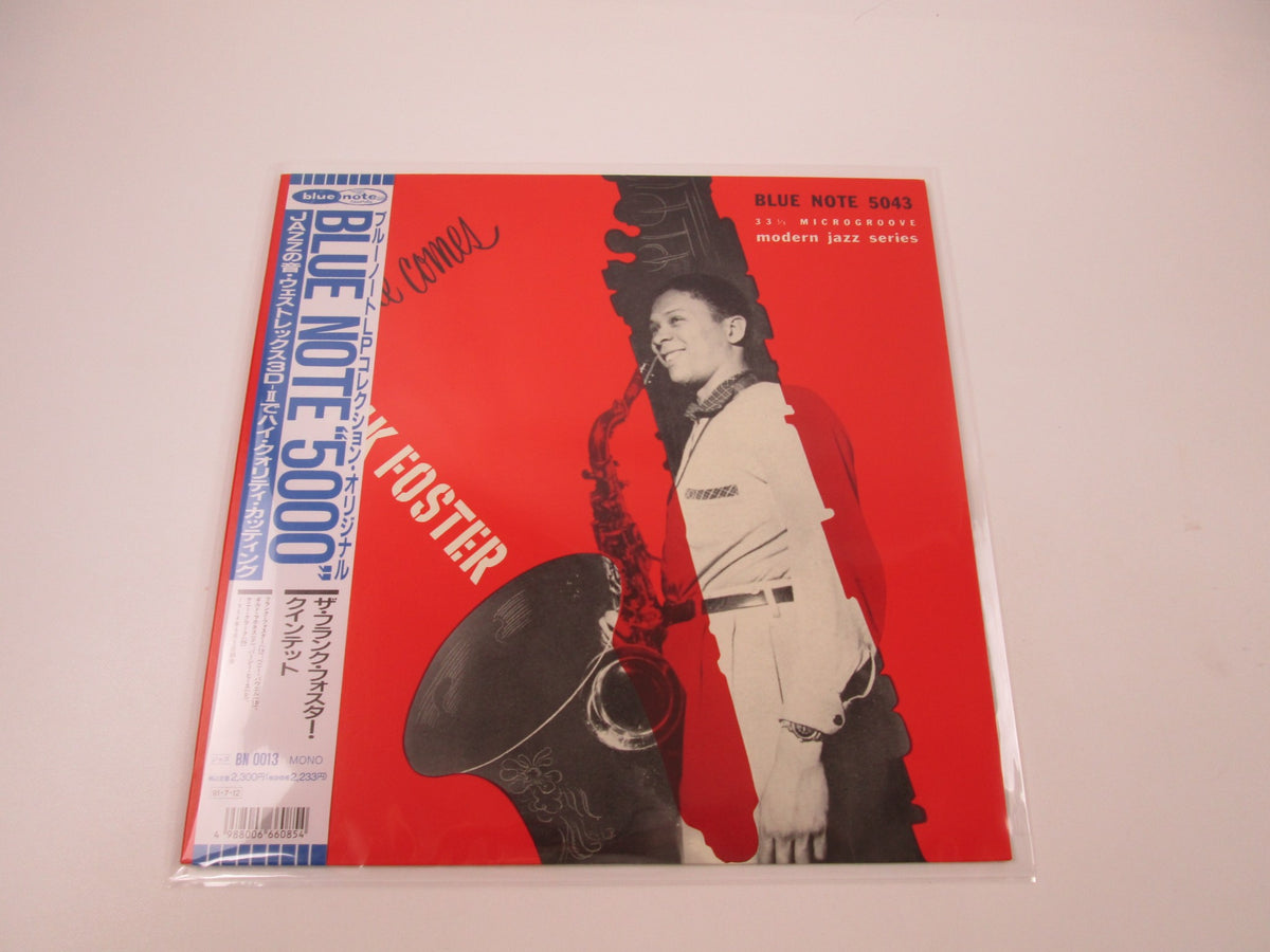 The Frank Foster Quintet Here Comes Frank Foster BN 0013 with OBI Japan LP Vinyl