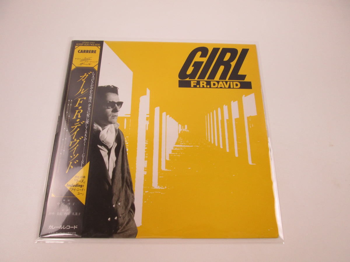 F.R. David Girl K25P-631 with OBI Japan LP Vinyl