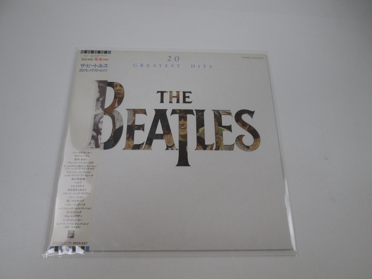 The Beatles 20 Greatest Hits Promo EAS-91047 with OBI Japan LP Vinyl