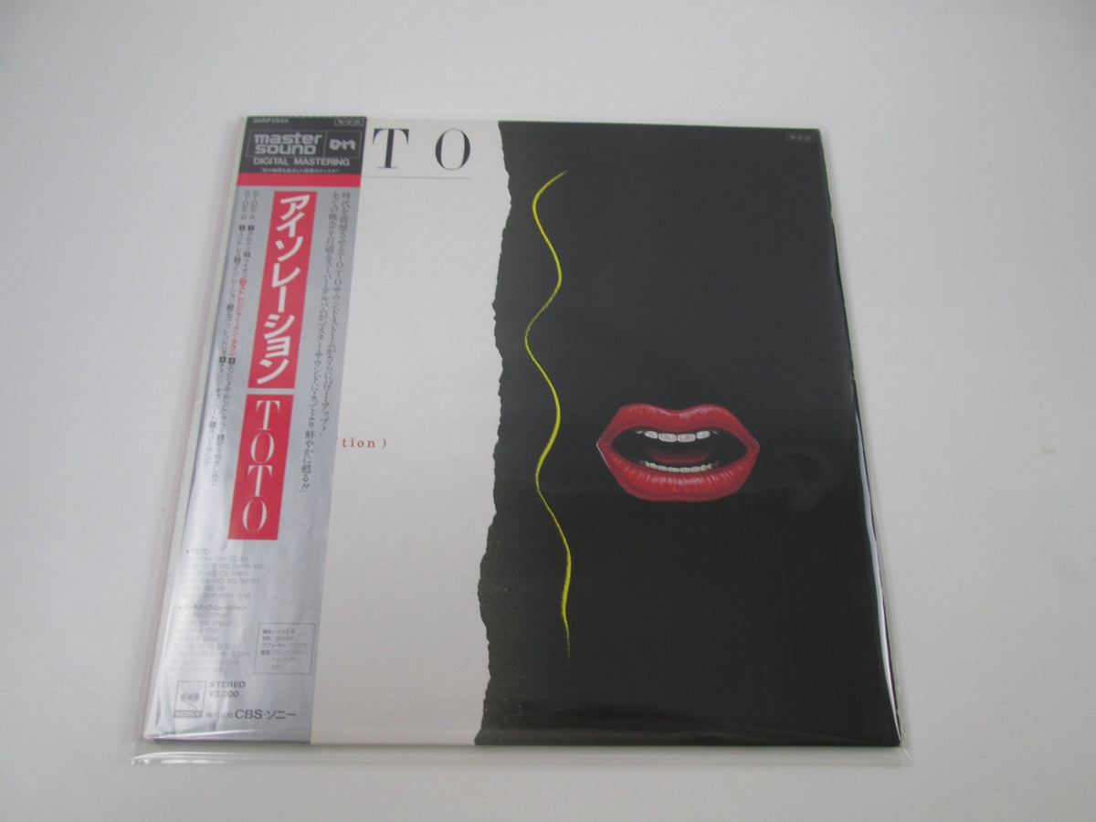 Toto Isolation CBS/Sony 30AP 2955 Master Sound with OBI Japan LP Vinyl