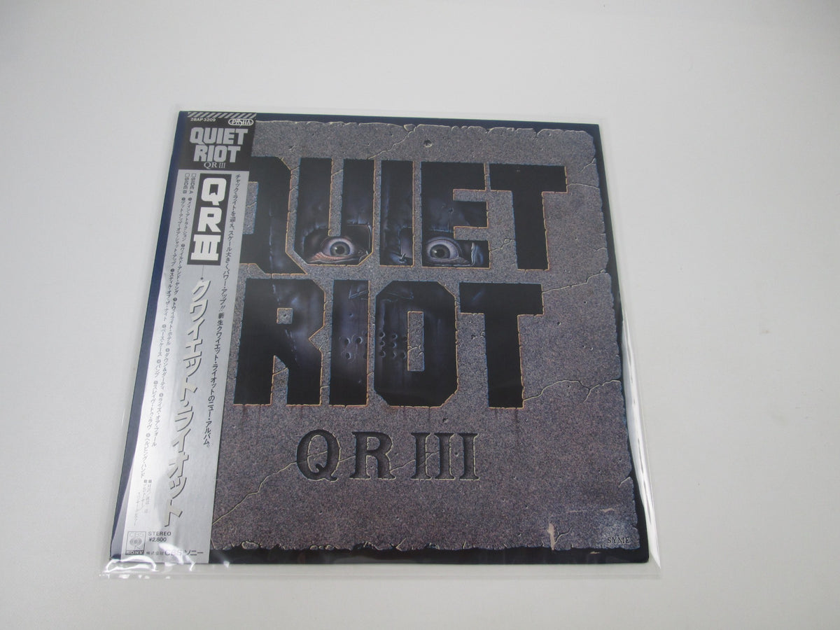 Quiet Riot ‎QR III 28AP 3209 with OBI Japan LP Vinyl