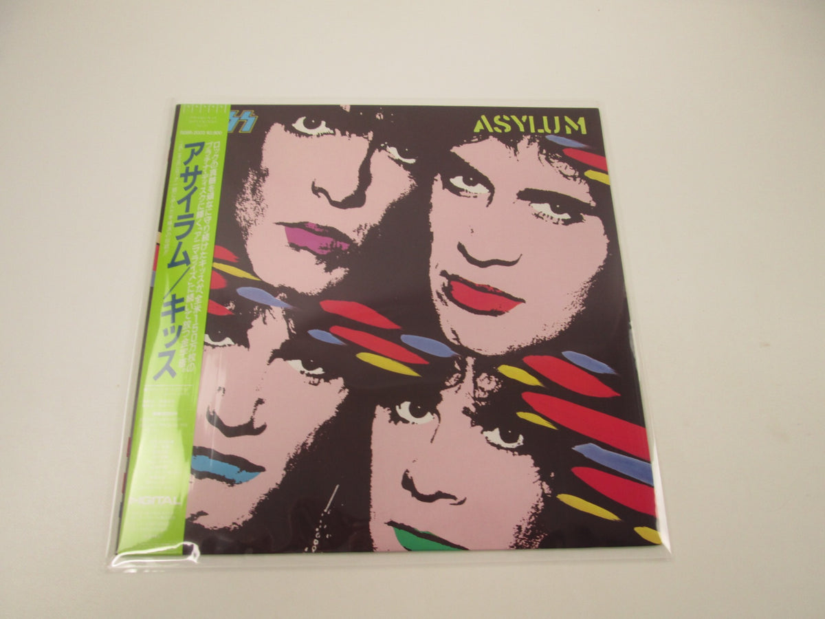 KISS ASYLUM POLYSTAR R28R-2003 with OBI Sticker Japan LP Vinyl
