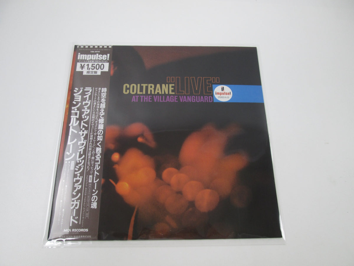 Coltrane Live At The Village Vanguard VIM-5640 with OBI Japan LP Vinyl