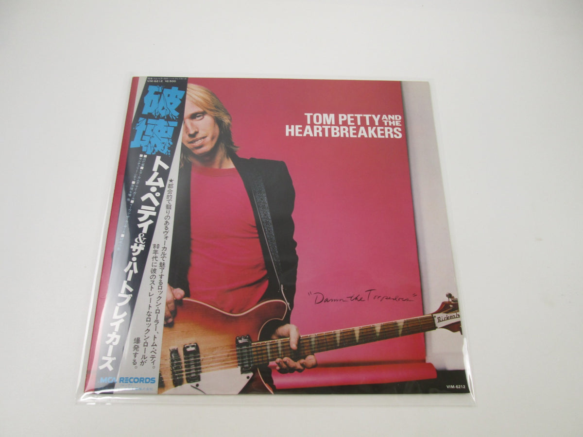 TOM PETTY & HEARTBREAKERS DAMN THE TORPEDOES VIM-6212 with OBI Japan LP Vinyl