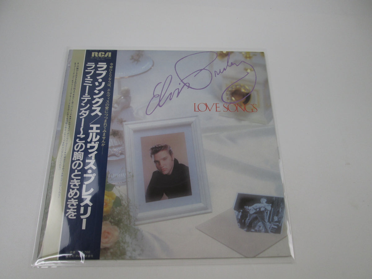 Elvis Presley ‎Love Songs RPL-8093 with OBI Japan LP Vinyl
