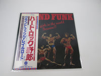 Load image into Gallery viewer, GRAND FUNK ALL THE GIRLS IN THE WORLD BEWARE ECS-80115 with OBI Pinnup LP Vinyl
