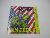 Load image into Gallery viewer, Anthrax I Am The Law Promo Polystar R15D 2062 with OBI Japan LP Vinyl

