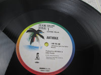Load image into Gallery viewer, Anthrax I Am The Law Promo Polystar R15D 2062 with OBI Japan LP Vinyl
