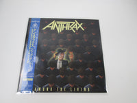 Load image into Gallery viewer, Anthrax ‎Among The Living Promo R28D-2063 with OBI Japan LP Vinyl
