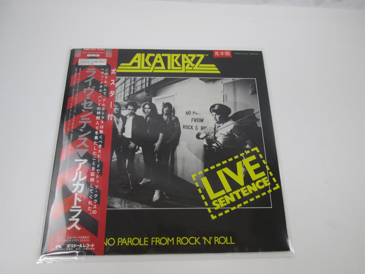 Alcatrazz ‎Live Sentence Promo 28MM 0351 with OBI Japan LP Vinyl
