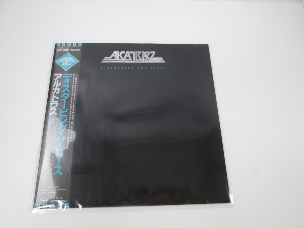 Alcatrazz Disturbing The Peace Promo ECS-91114 with OBI Japan LP Vinyl