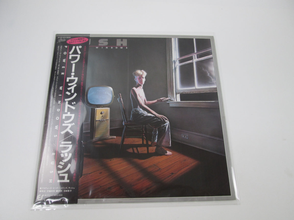 Rush Power Windows Promo Epic 28 3P-679 with OBI Japan LP Vinyl