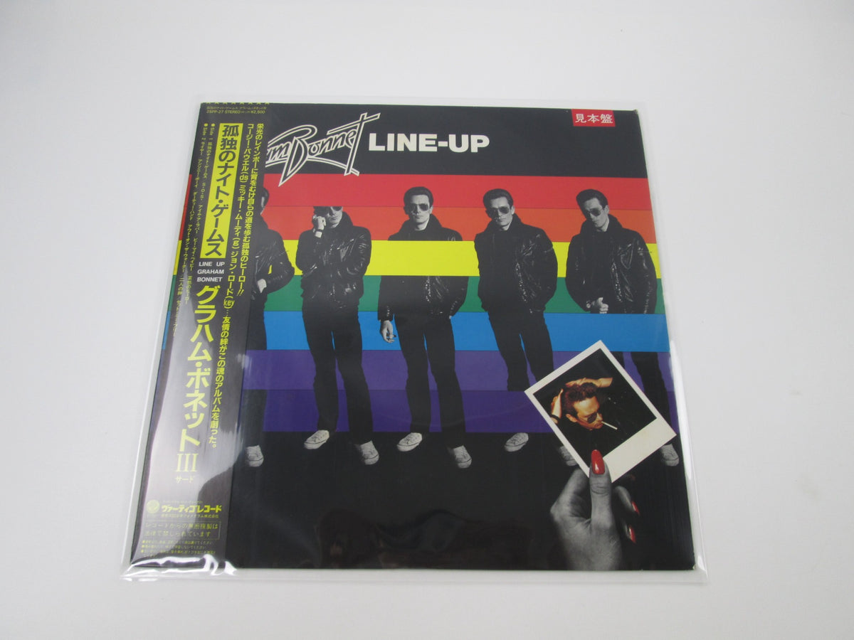 Graham Bonnet ‎Line Up Promo 25PP-27 with OBI Japan LP Vinyl