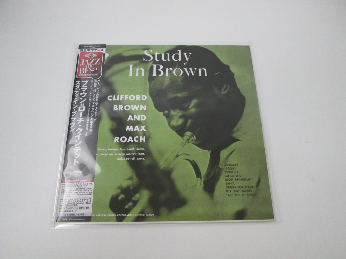 Clifford Brown And Max Roach ‎Study In Brown UCJU-9011 with OBI Japan LP Vinyl