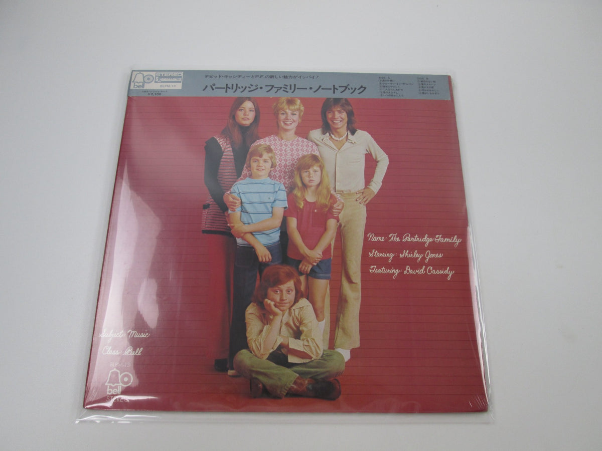 The Partridge Family Notebook Sealed BLPM-13 with OBI Japan LP Vinyl