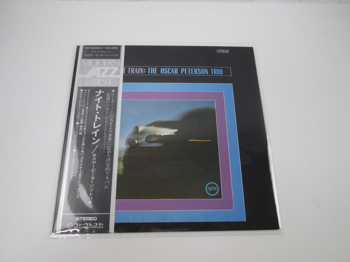 The Oscar Peterson Trio Night Train MV 2063 with OBI Japan LP Vinyl