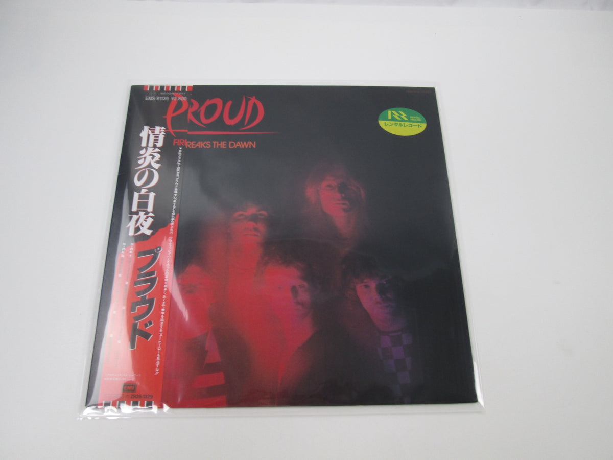 Proud Fire Breaks The Dawn EMS-91139 with OBI Japan LP Vinyl